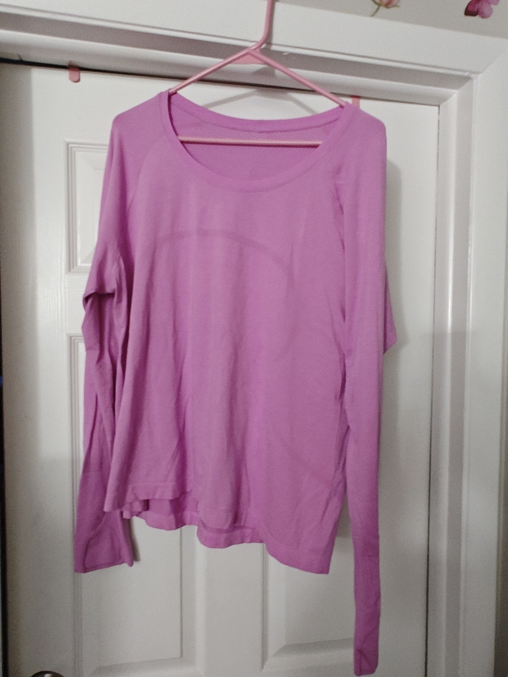 Women’s Lululemon Long Sleeve Scoop Neck Top - Pink